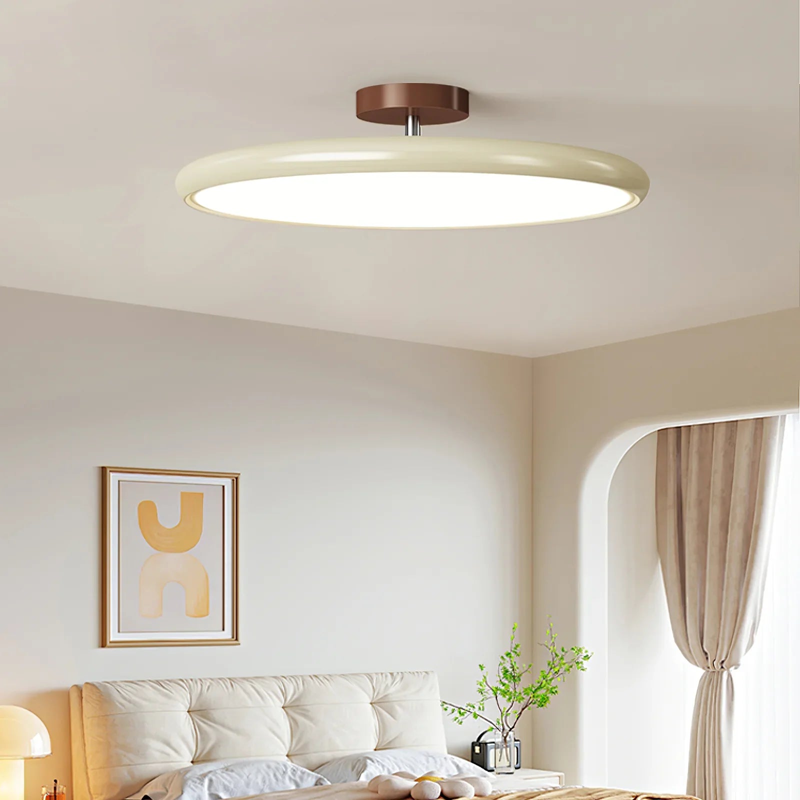 Adjustable LED Ceiling Light with Round Shade | Aurvex