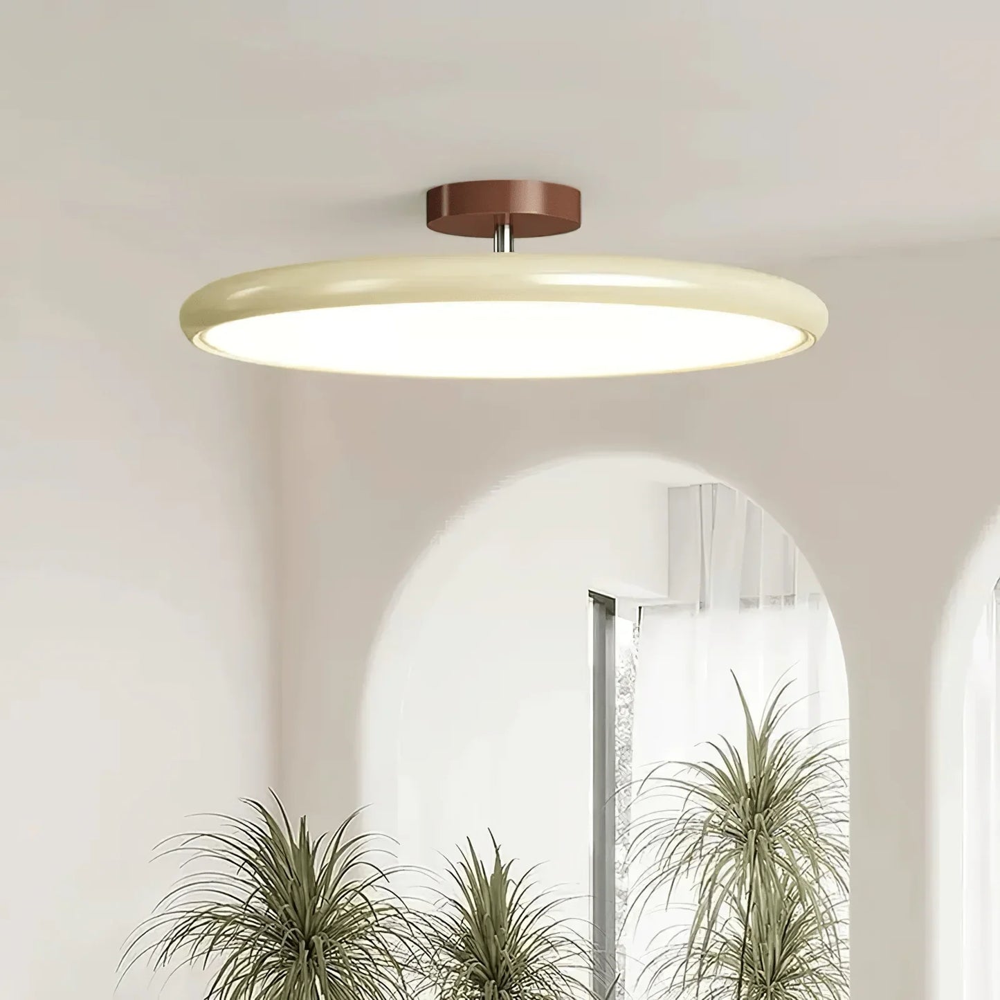Adjustable LED Ceiling Light with Round Shade | Aurvex