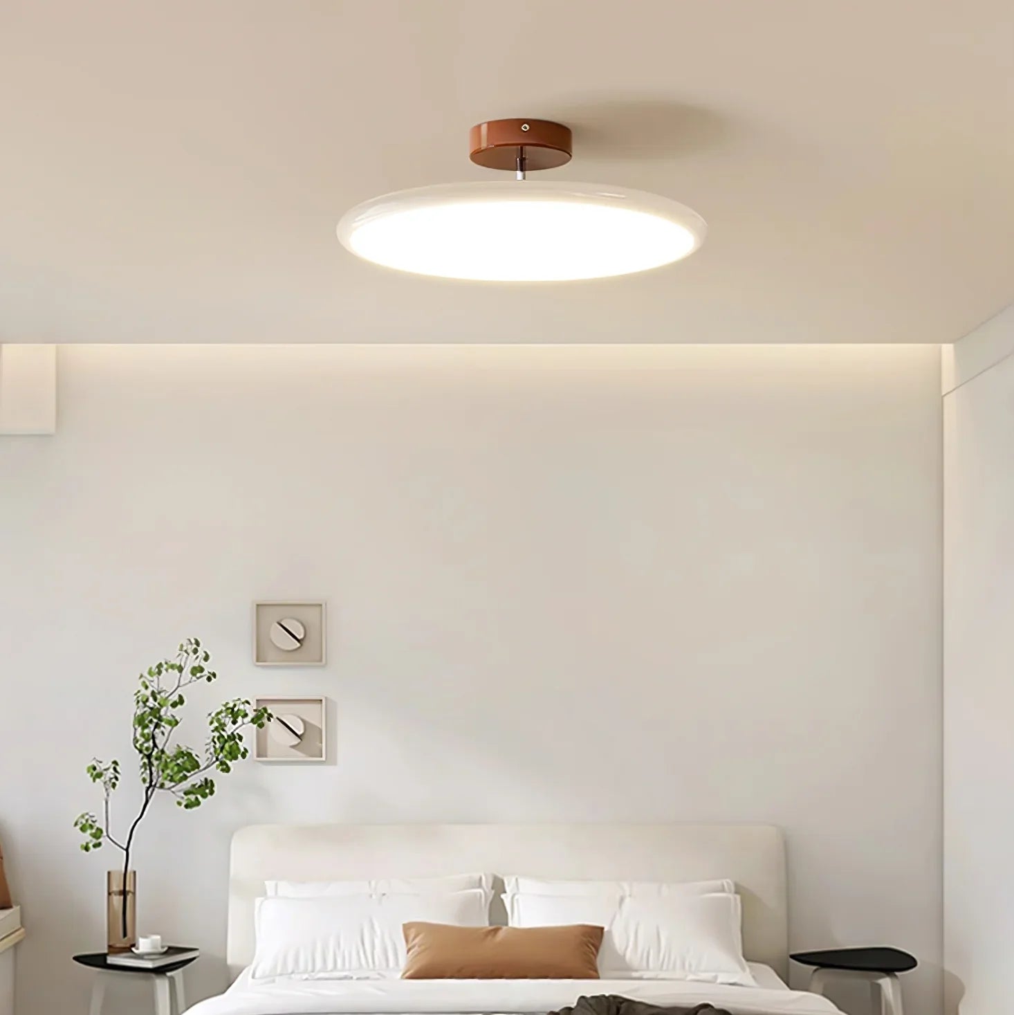 Adjustable LED Ceiling Light with Round Shade | Aurvex