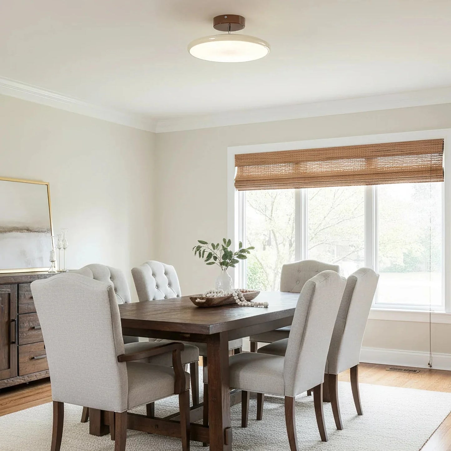 Adjustable LED Ceiling Light with Round Shade | Aurvex