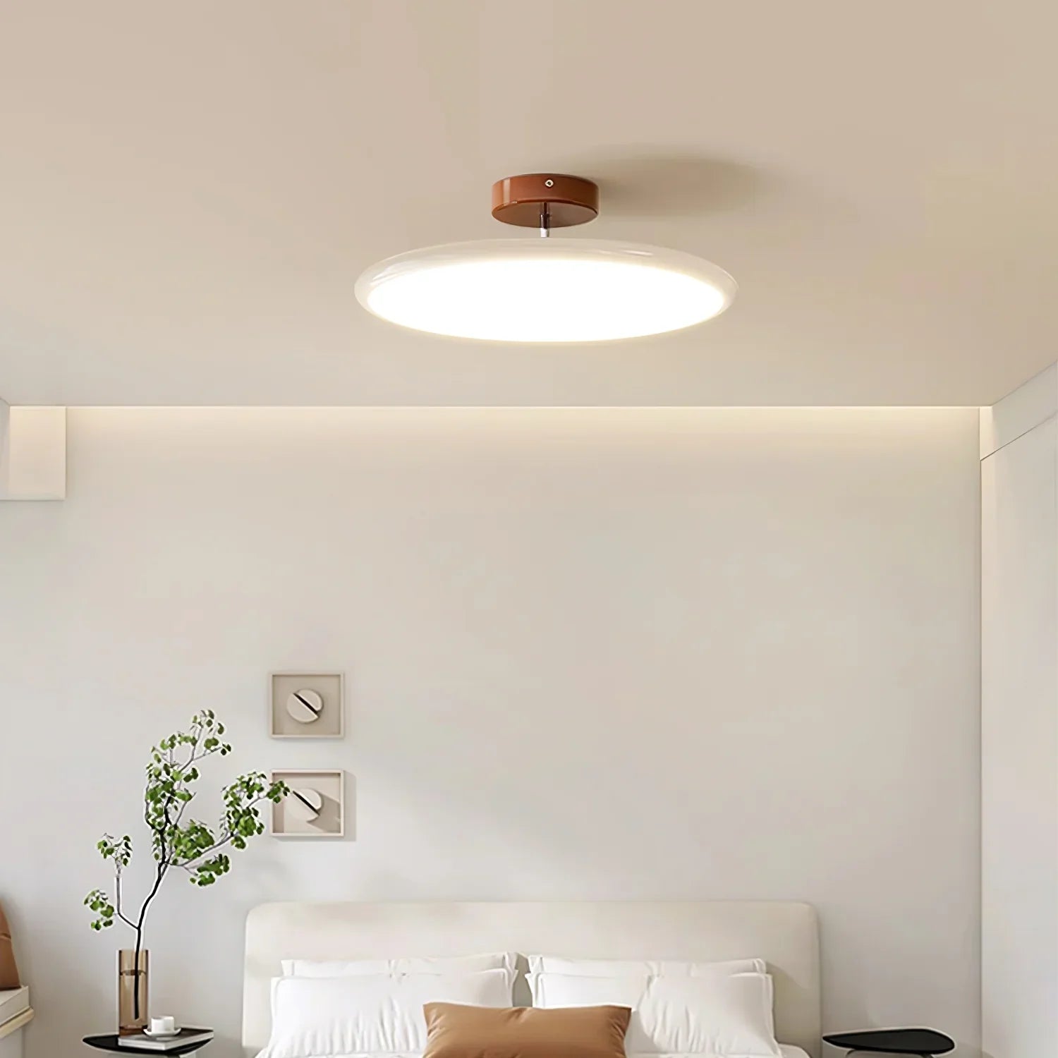 Adjustable LED Ceiling Light with Round Shade | Aurvex