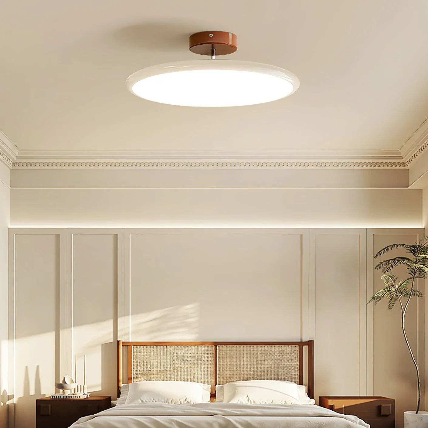 Adjustable LED Ceiling Light with Round Shade | Aurvex