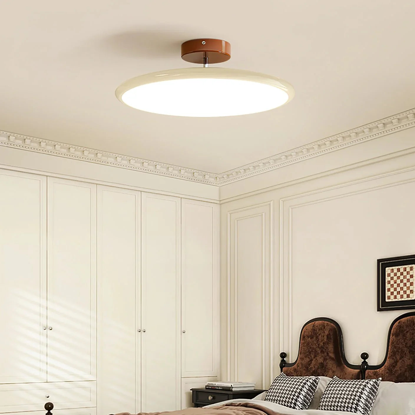 Adjustable LED Ceiling Light with Round Shade | Aurvex