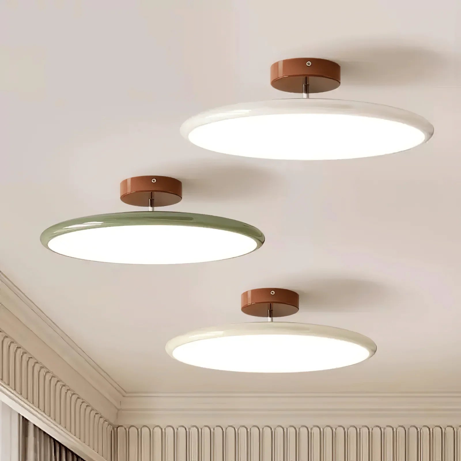 Adjustable LED Ceiling Light with Round Shade | Aurvex