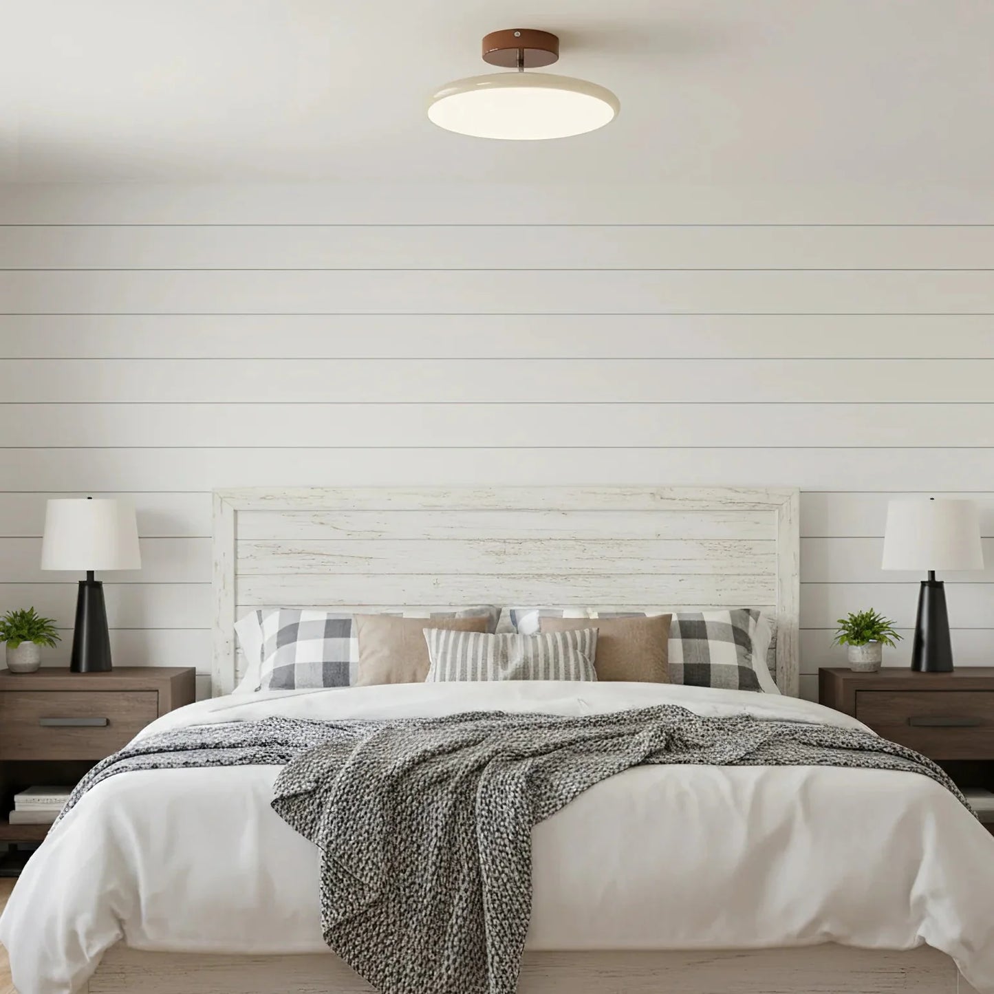 Adjustable LED Ceiling Light with Round Shade | Aurvex