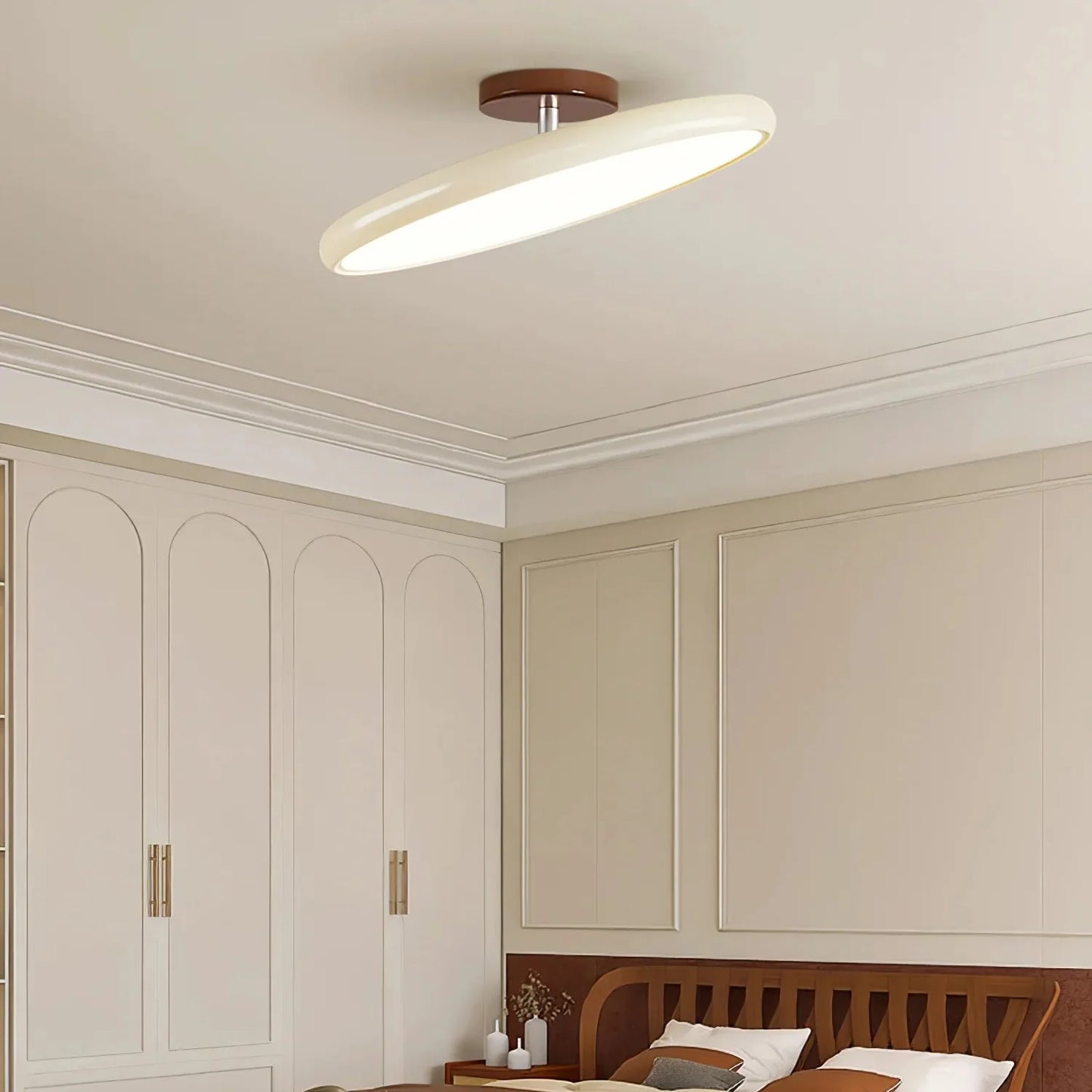 Adjustable LED Ceiling Light with Round Shade | Aurvex