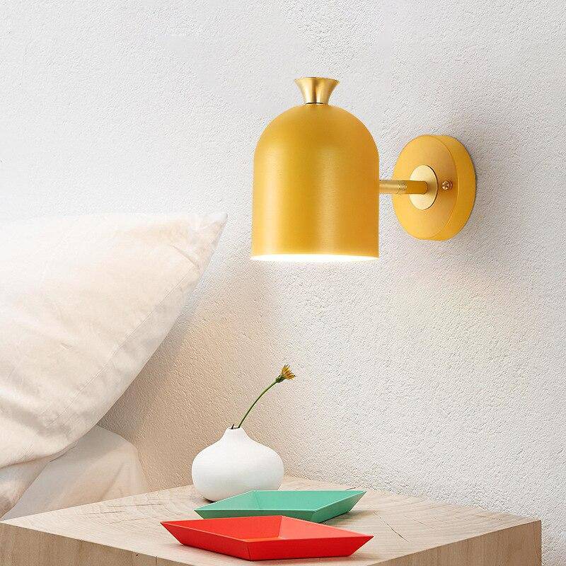 Adjustable Nordic LED Wall Light with Rounded Shade | Lumivre