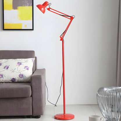 Adjustable Swing Arm Metal Floor Lamp Task Lighting | Cadrien