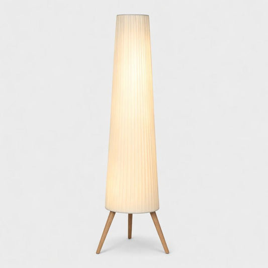 Adjustable Wood Tripod Floor Lamp Nordic Brightness | Helrixo