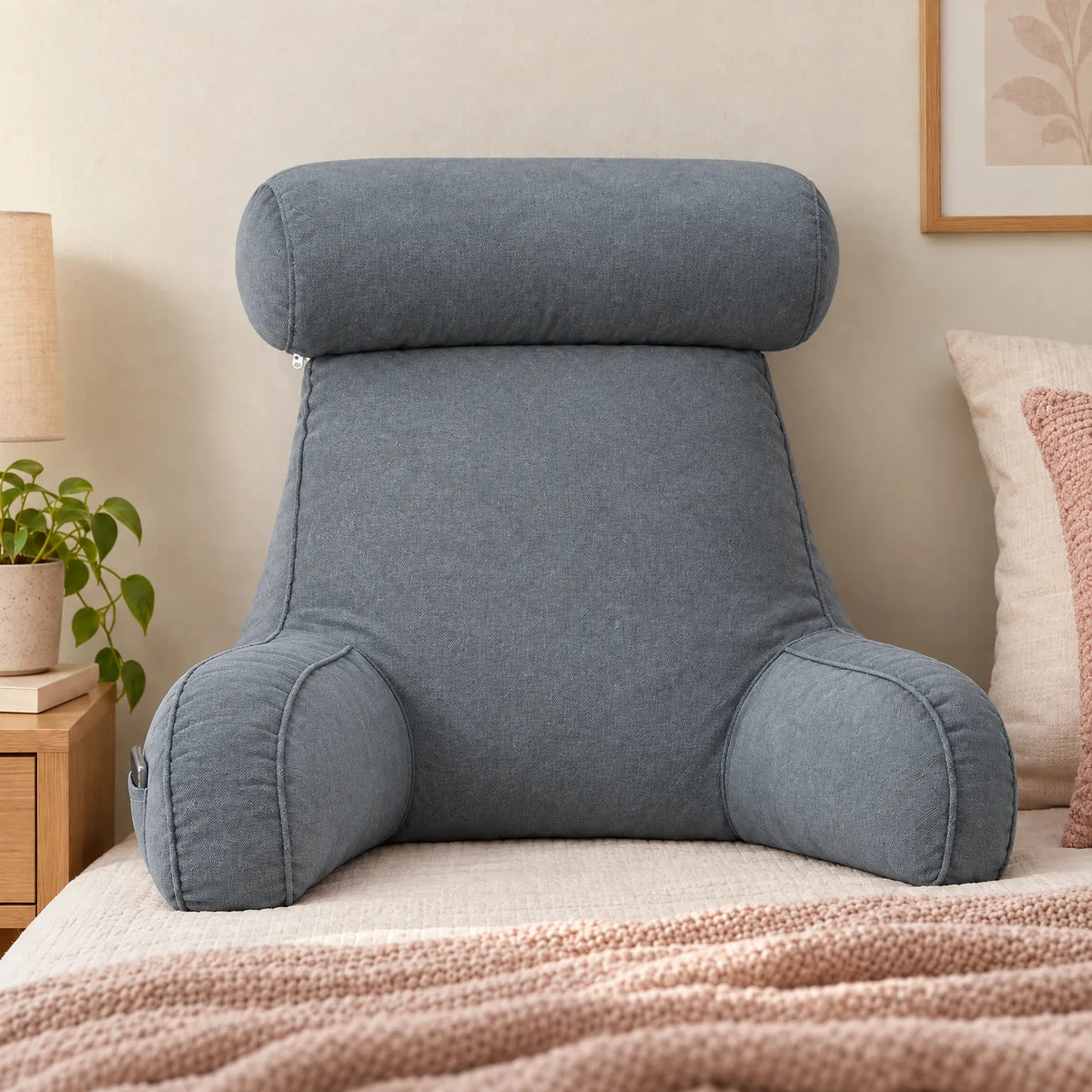 Adult Reading Pillow With Arms