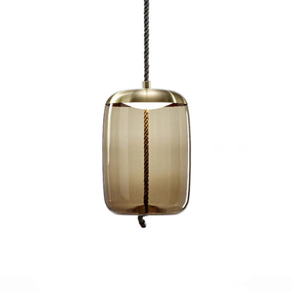 Amber Glass Pendant Light for Dining Room Modern | Valora