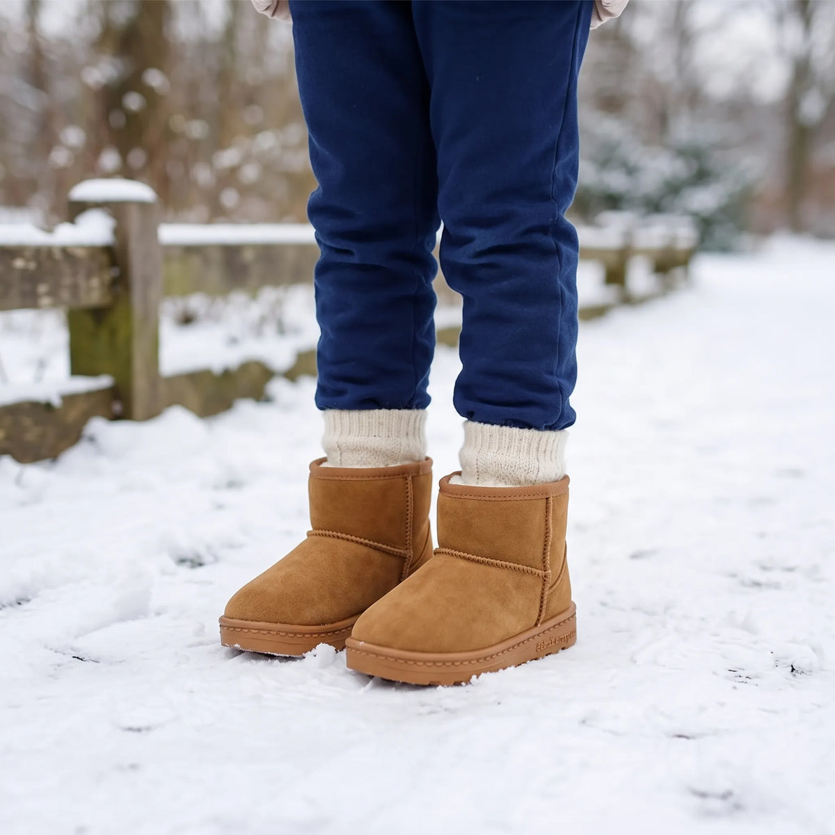 Ankle Height Slip On Winter Boots