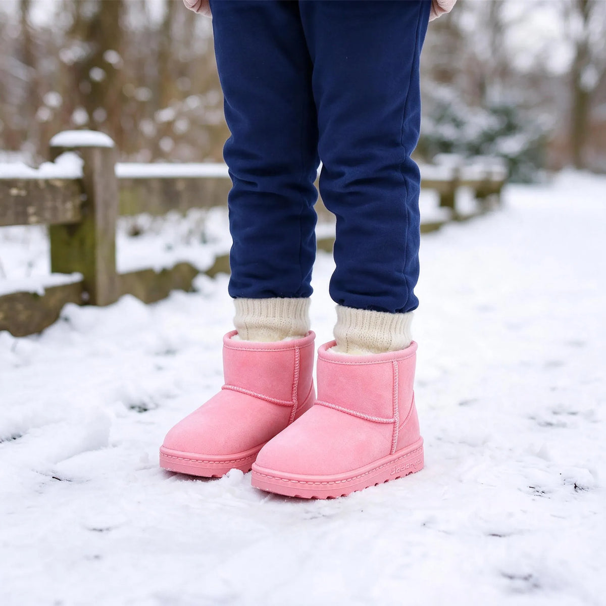 Ankle Height Slip On Winter Boots