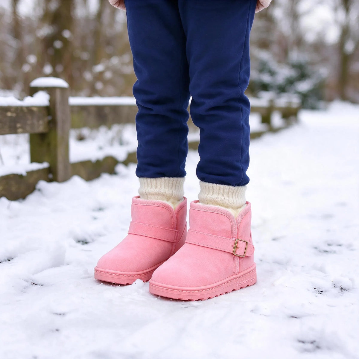 Ankle Height Slip On Winter Boots