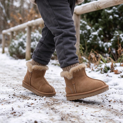 Ankle Winter Boots With Tread