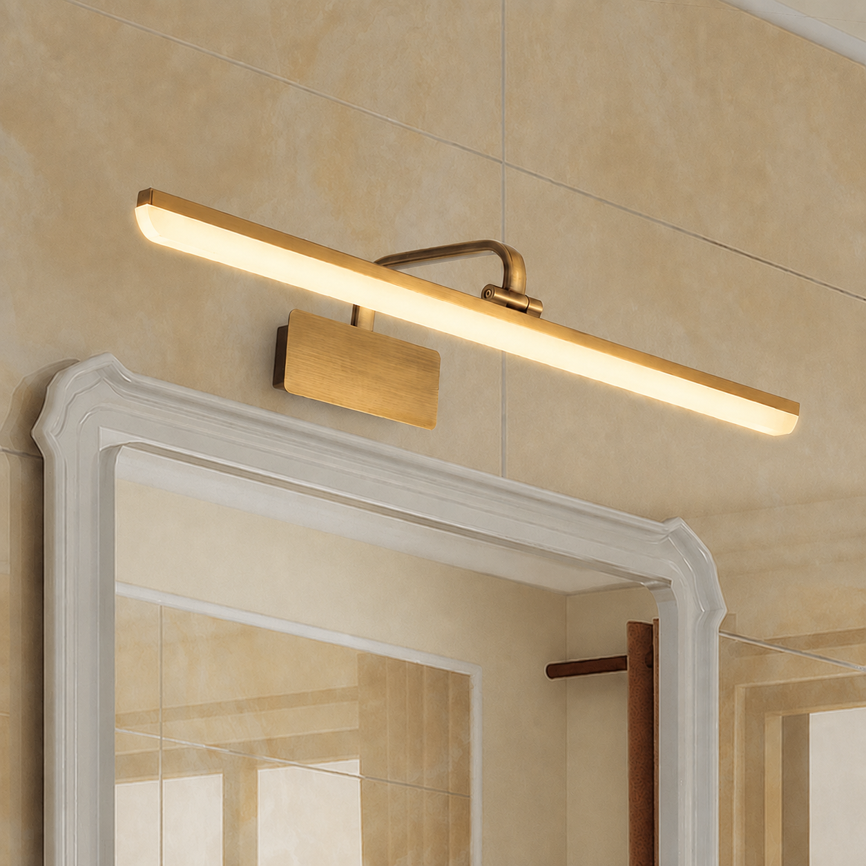 Armed LED Bathroom Vanity Bar Light Wall Sconce | Pavira
