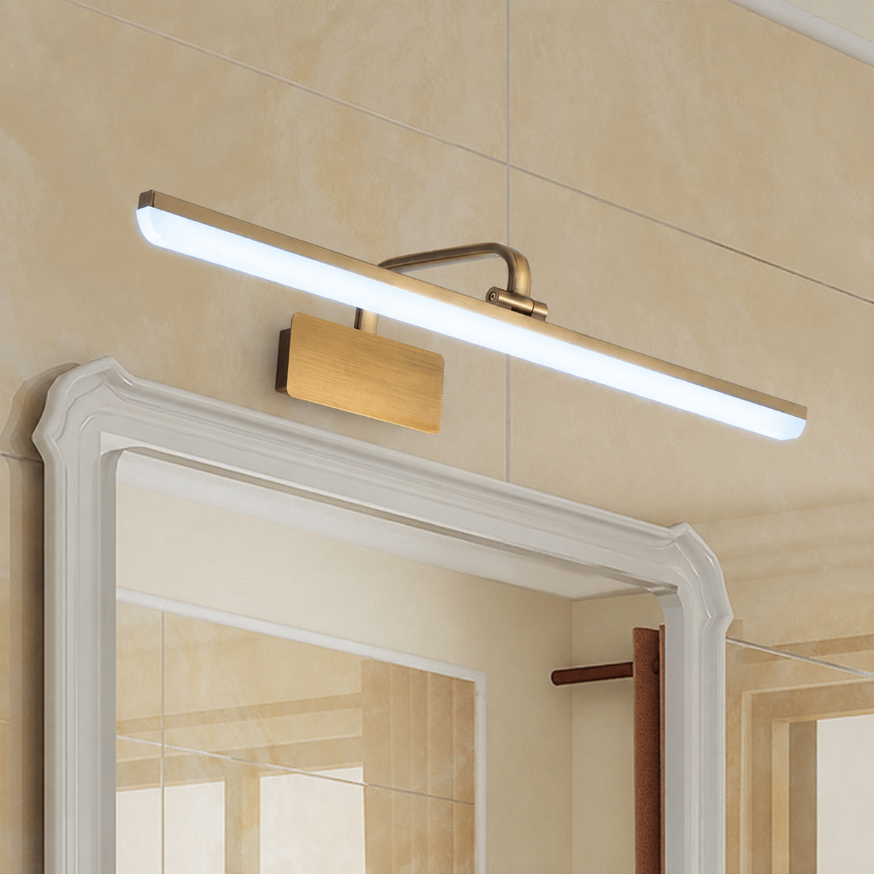 Armed LED Bathroom Vanity Bar Light Wall Sconce | Pavira