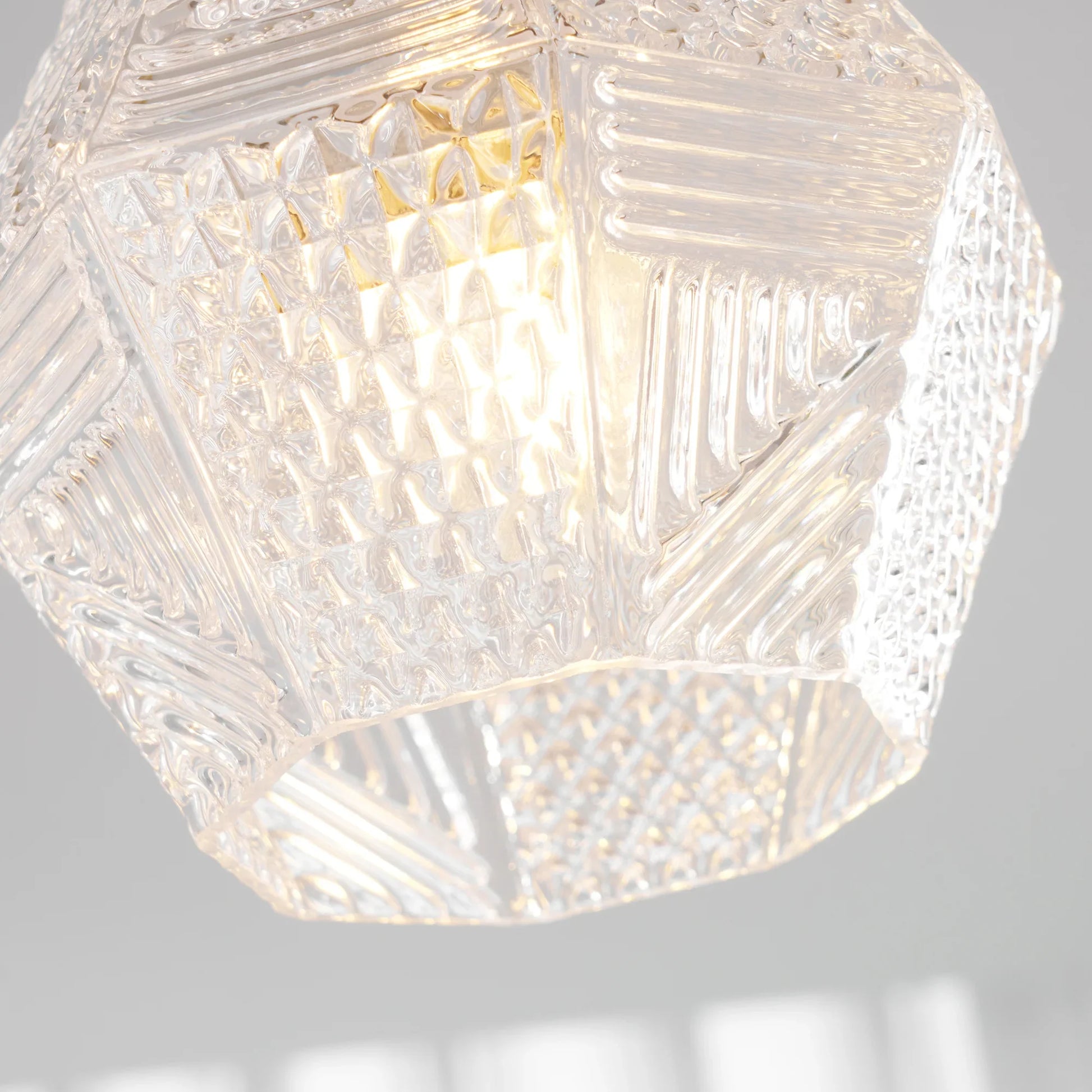 Art Deco Brass Glass Ceiling Light Fixture | Norvaxi