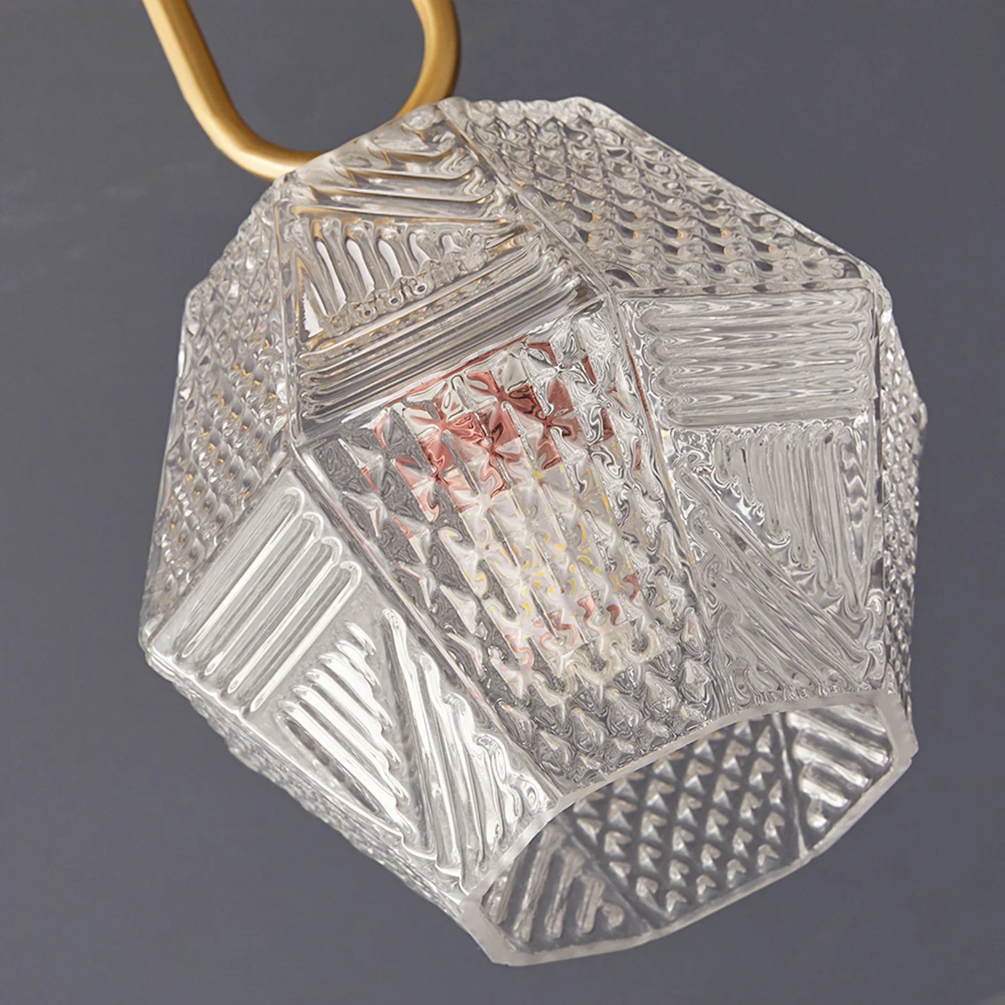 Art Deco Brass Glass Ceiling Light Fixture | Norvaxi