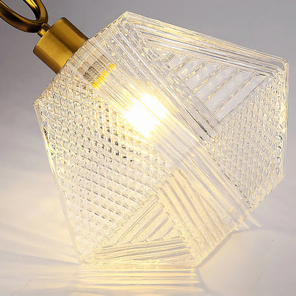 Art Deco Brass Glass Ceiling Light Fixture | Norvaxi