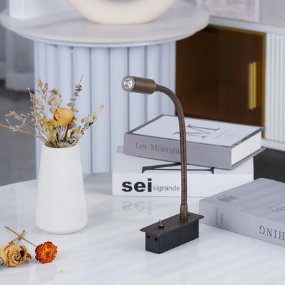 Art Deco Integrated LED Adjustable Bedroom Wall Light | Vilqor