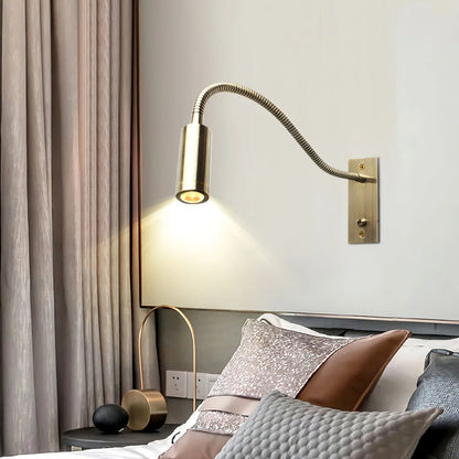 Art Deco Integrated LED Adjustable Bedroom Wall Light | Vilqor