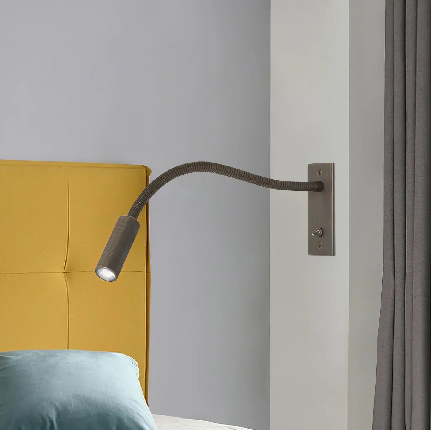 Art Deco Integrated LED Adjustable Bedroom Wall Light | Vilqor