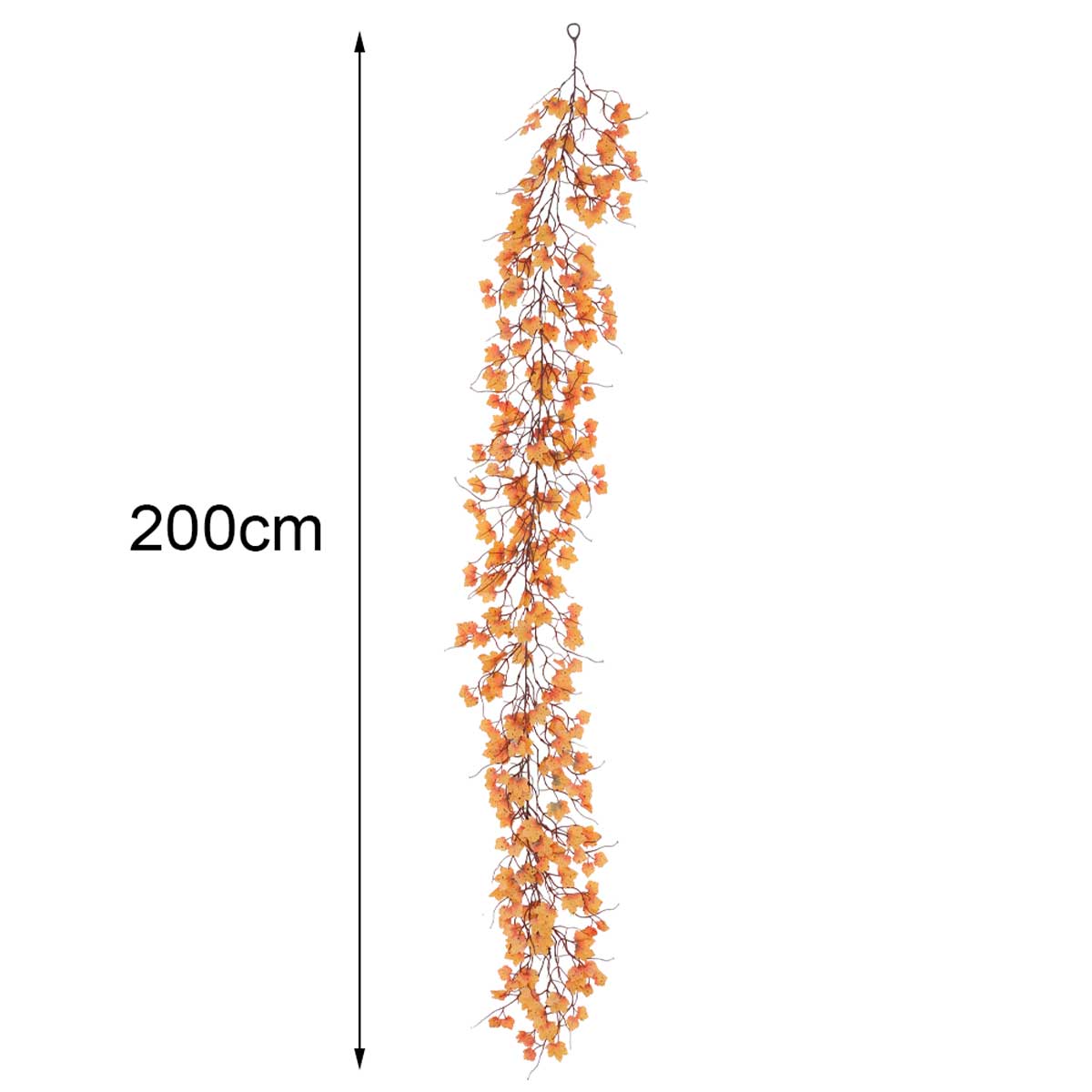 Artificial Maple Leaf Garland for Fall and Halloween Decor