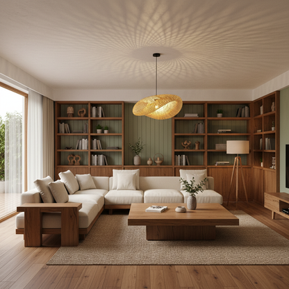 Bamboo Pendant Lamp | Contemporary Kitchen Pendant Lighting