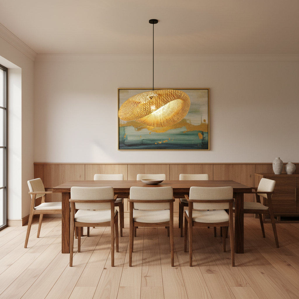 Bamboo Pendant Lamp | Contemporary Kitchen Pendant Lighting