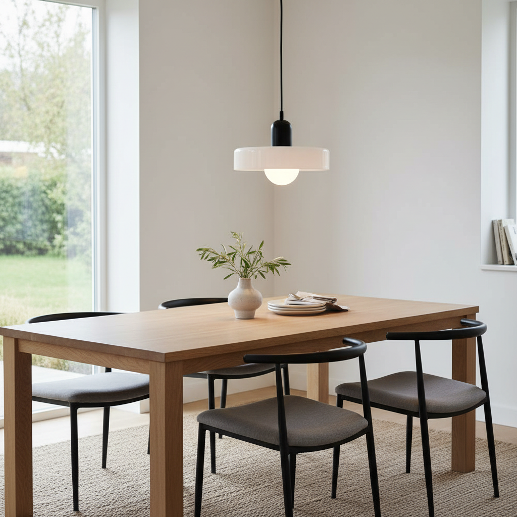 Bauhaus Colored Glass Pendant Lamp | Kitchen Pendant Lighting