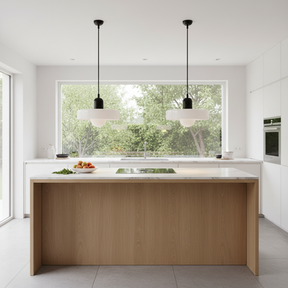 Bauhaus Colored Glass Pendant Lamp | Kitchen Pendant Lighting