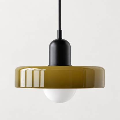 Bauhaus Colored Glass Pendant Lamp | Kitchen Pendant Lighting