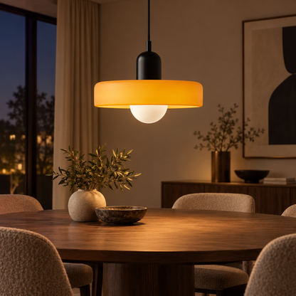Bauhaus Colored Glass Pendant Lamp | Kitchen Pendant Lighting