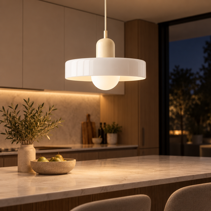 Bauhaus Colored Glass Pendant Lamp | Kitchen Pendant Lighting