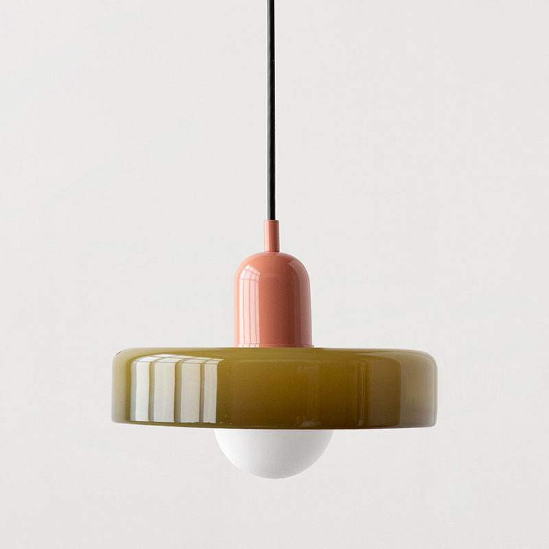 Bauhaus Colored Glass Pendant Lamp | Kitchen Pendant Lighting 27