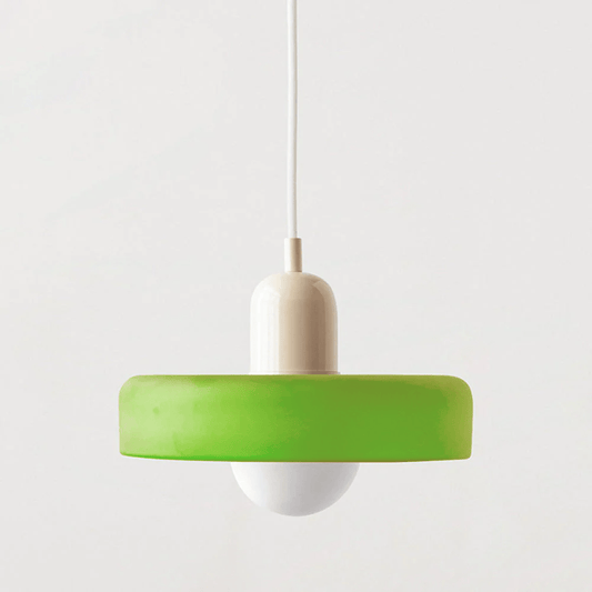 Bauhaus Style Coloured Glass Pendant Light | Luminor