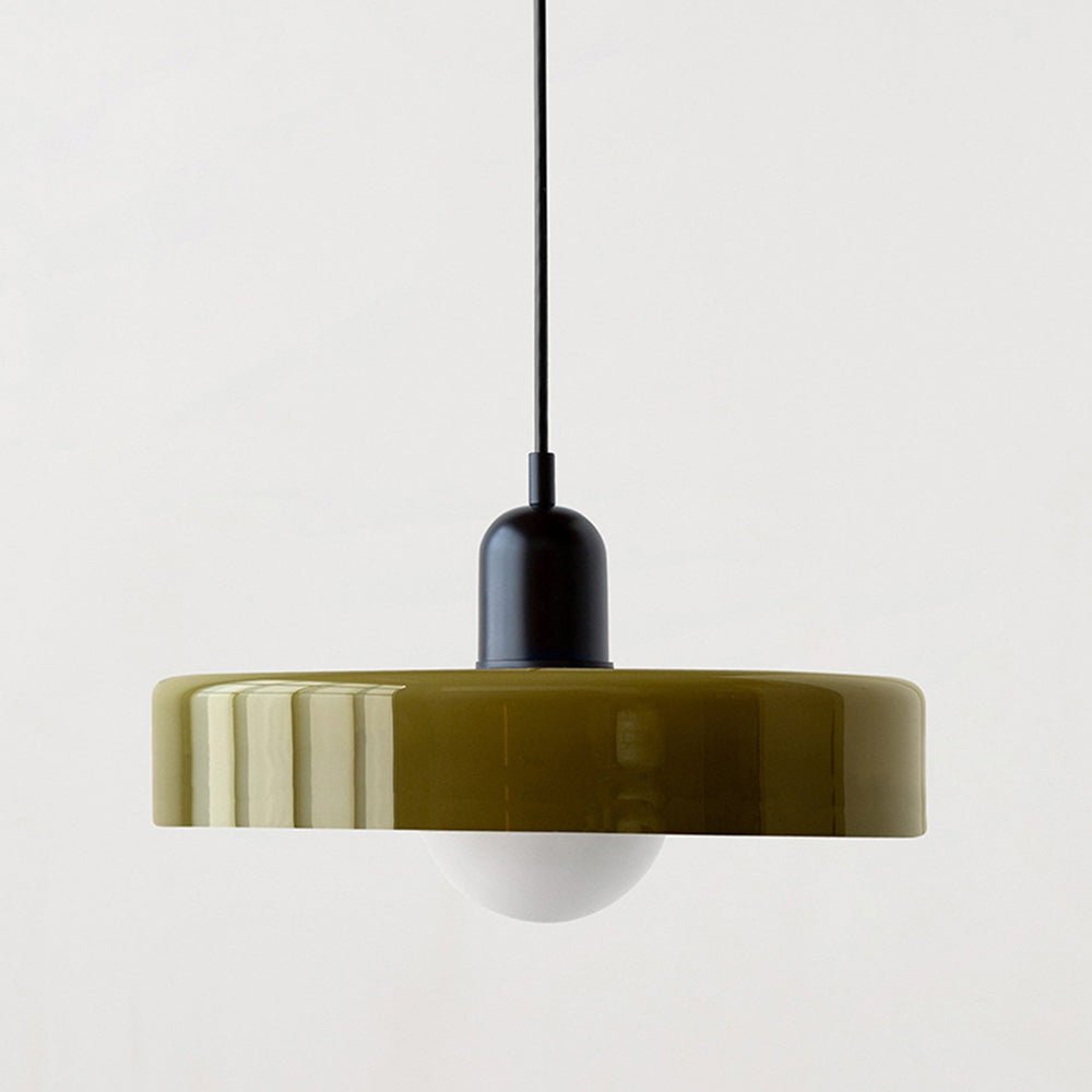 Bauhaus Style Coloured Glass Pendant Light | Luminor