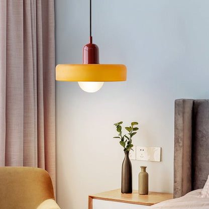 Bauhaus Style Coloured Glass Pendant Light | Luminor