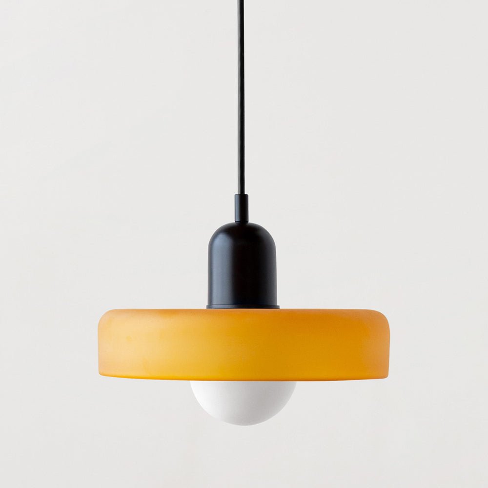 Bauhaus Style Coloured Glass Pendant Light | Luminor