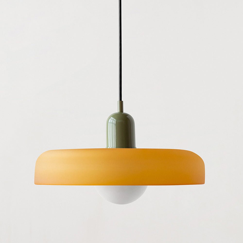 Bauhaus Style Coloured Glass Pendant Light | Luminor