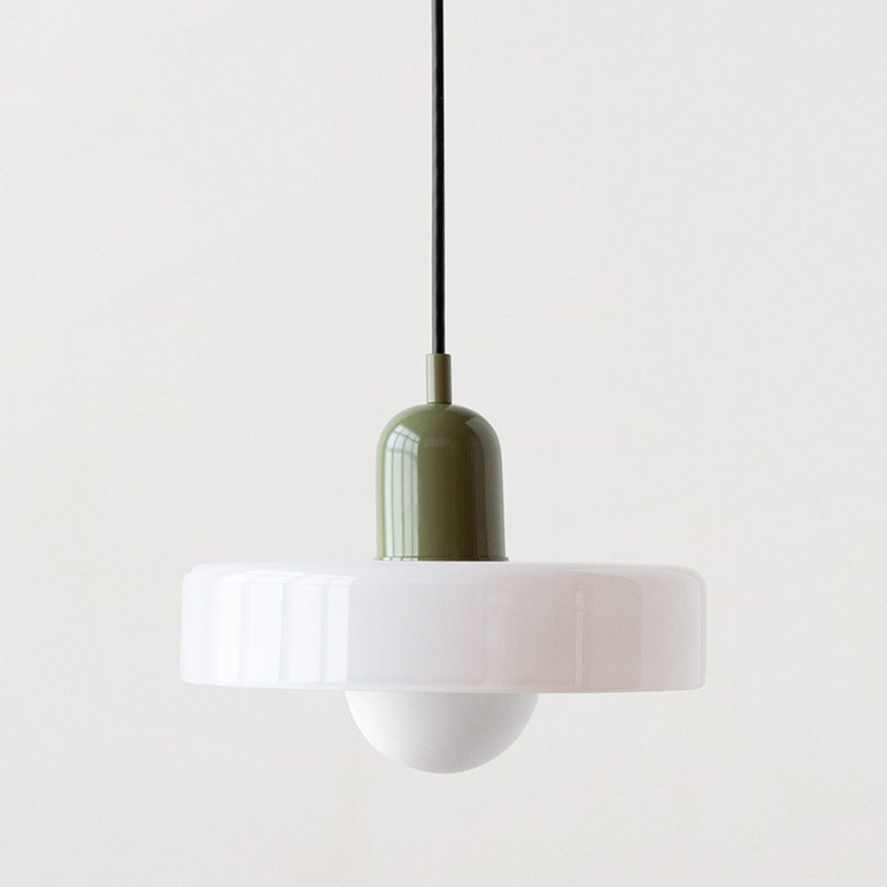 Bauhaus Style Coloured Glass Pendant Light | Luminor
