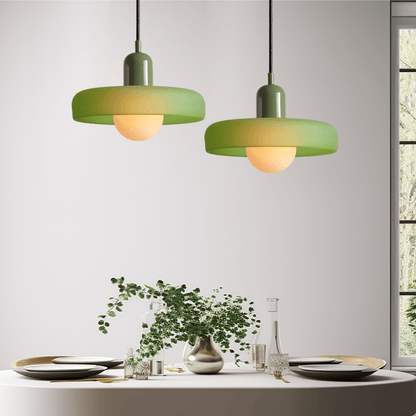 Bauhaus Style Coloured Glass Pendant Light | Luminor