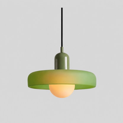 Bauhaus Style Coloured Glass Pendant Light | Luminor