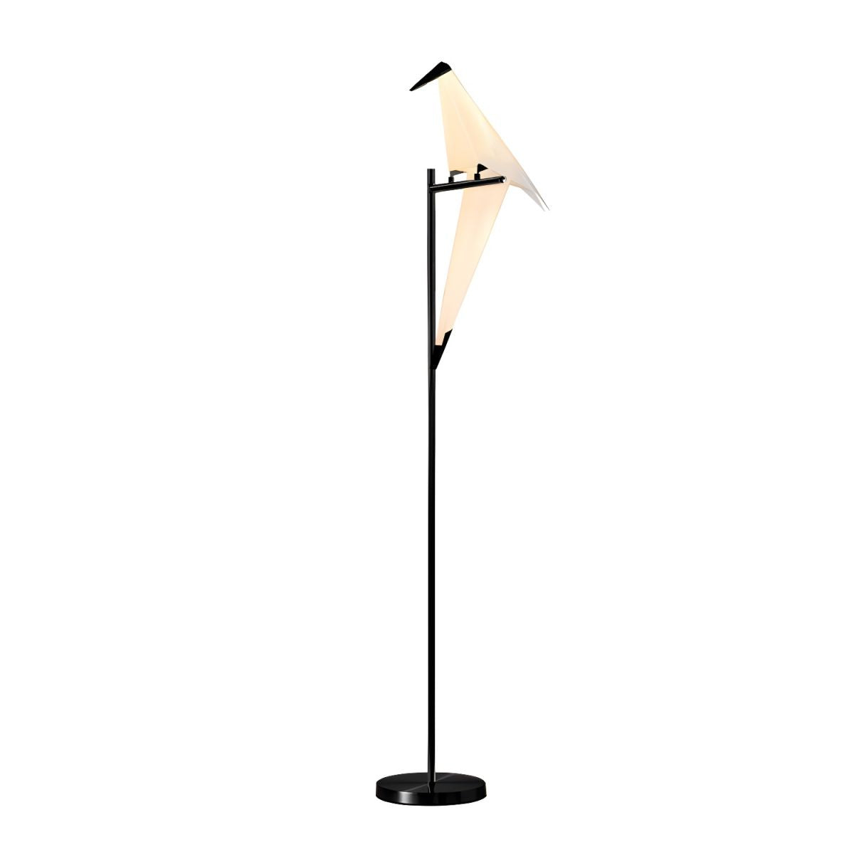 Bird Shape LED Metal Floor Lamp Modern Interior Lighting | Corvexa