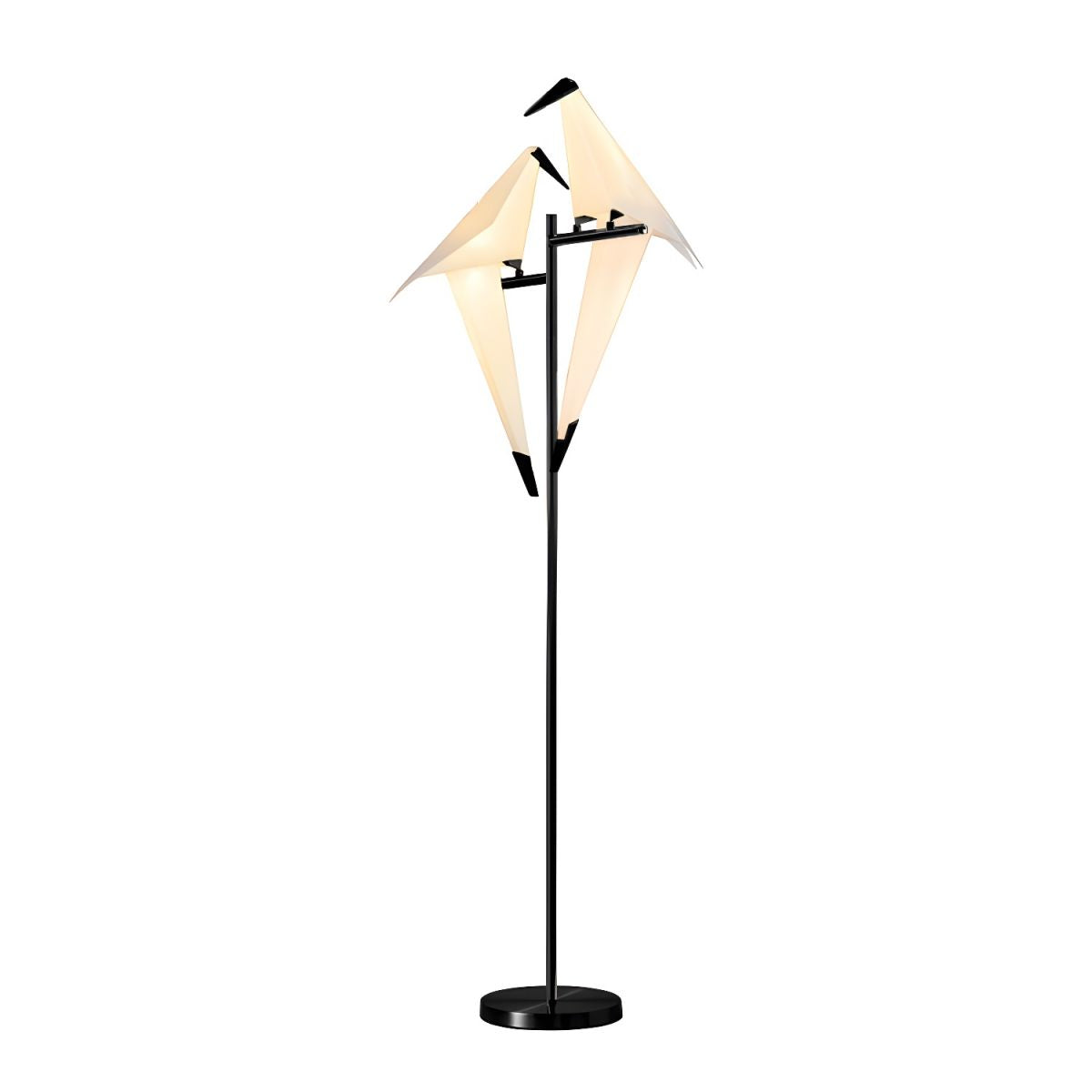 Bird Shape LED Metal Floor Lamp Modern Interior Lighting | Corvexa
