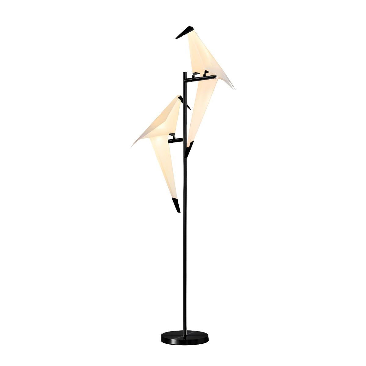 Bird Shape LED Metal Floor Lamp Modern Interior Lighting | Corvexa