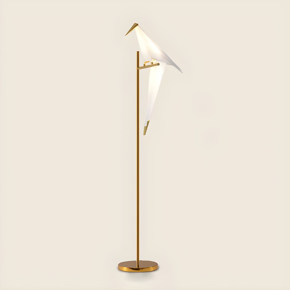 Bird Shape LED Metal Floor Lamp Modern Interior Lighting | Corvexa