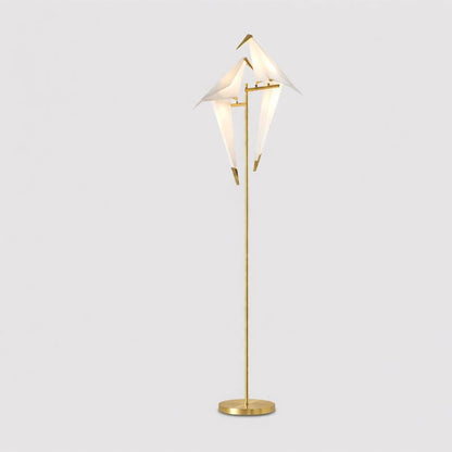 Bird Shape LED Metal Floor Lamp Modern Interior Lighting | Corvexa