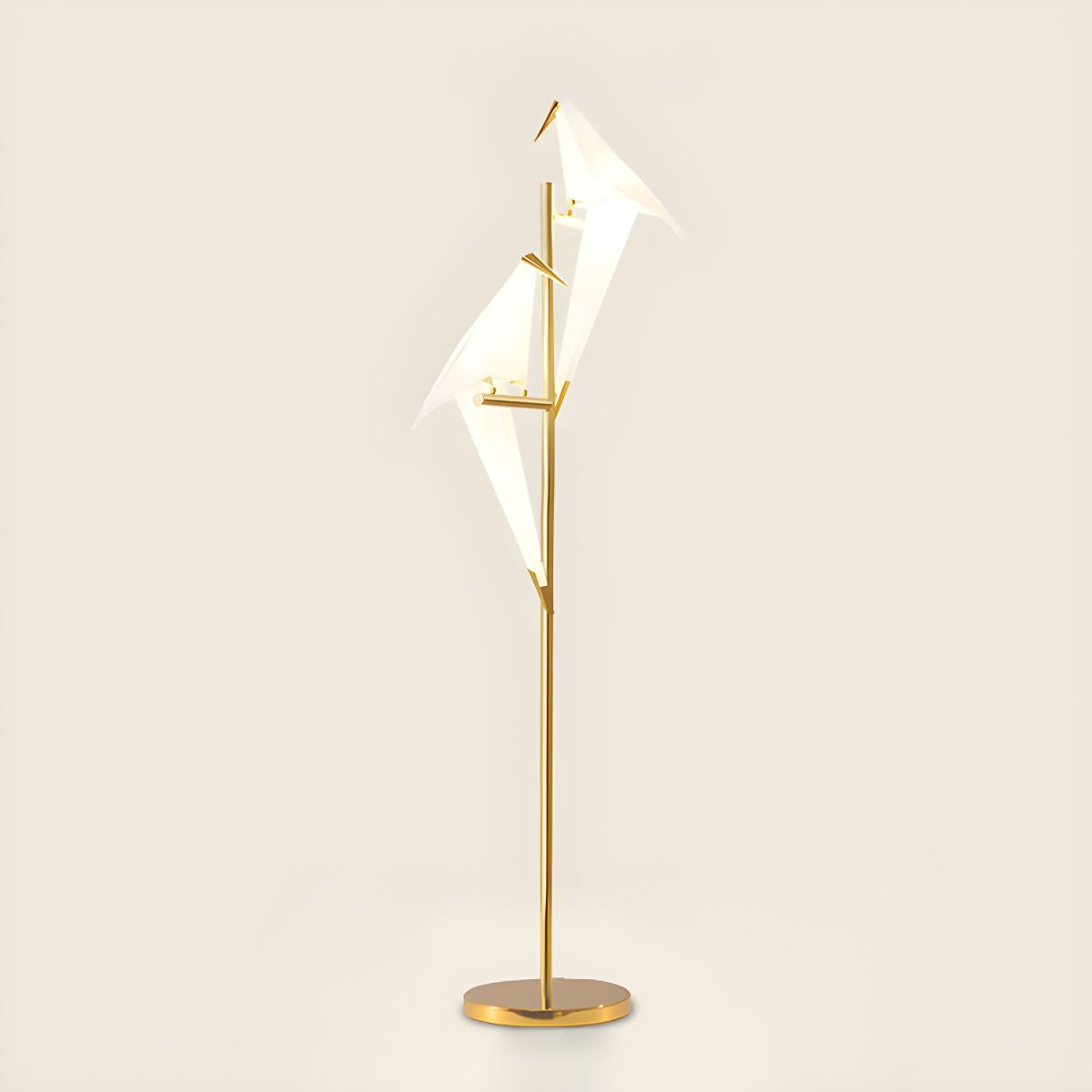 Bird Shape LED Metal Floor Lamp Modern Interior Lighting | Corvexa